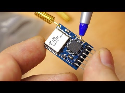 Видео: LoRa модуль REYAX RYLR896 на 868МГц c UART