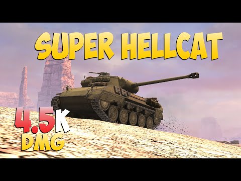 Видео: Super Hellcat - 8 Kills 4.5K DMG - Солнечный! - Мир Танков