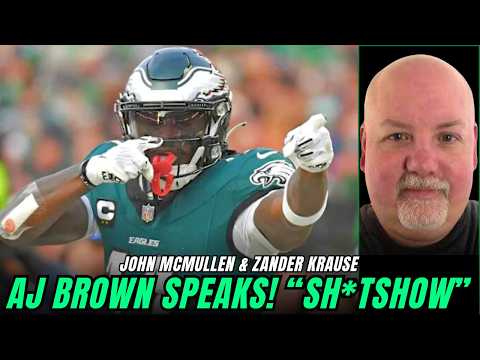 Видео: Эй Джей Браун общается с Джанки Рондо! Джон Макмаллен реагирует и обсуждает нападение «Иглз»