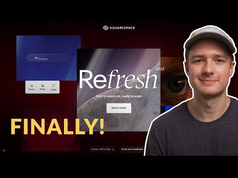 Видео: Скоро в Squarespace появятся захватывающие новые функции