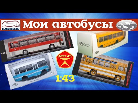 Видео: Автобусы в масштабе 1:43🔹️Часть первая