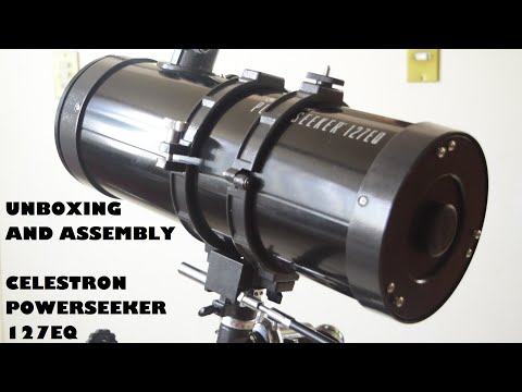 Видео: РАСПАКОВКА И ПОДРОБНАЯ СБОРКА CELESTRON POWERSEEKER 127EQ с дополнительными улучшениями