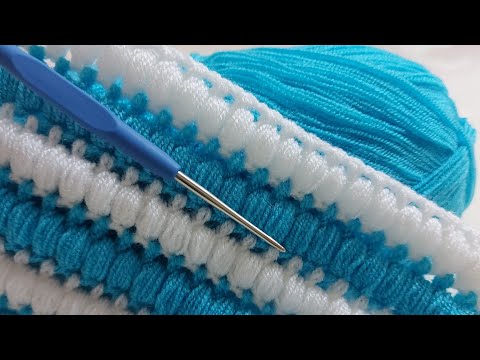 Видео: Простое вязание крючком выкройка детского одеяла / вязаное одеяло / детское одеяло