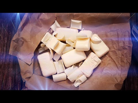 Видео: АСМР - Режу Сухое Мыло - (тихий шепот, релакс)