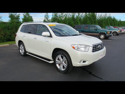 Видео: Toyota Highlander Limited V6 4WD 2008 года выпуска, полный тур и запуск в Massey Toyota