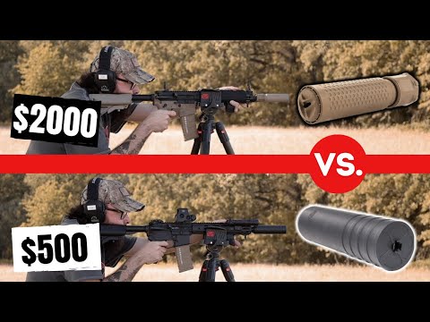 Видео: Дешевый VS. Дорогой глушитель 5.56