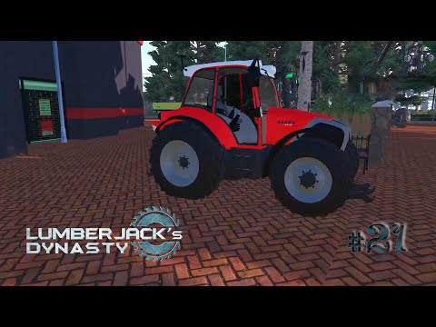 Видео: Lumberjack's Dynasty прохождение #21 - новый трактор и приспособления