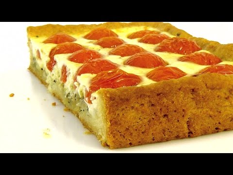 Видео: Пирог с помидорами