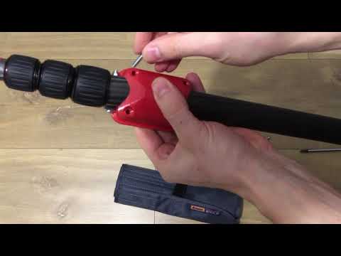 Видео: Карбоновая телескопическая штанга для Minelab Equinox 3/Сarbon fiber telescopic rod for Equinox 3