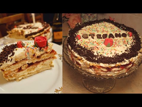 Видео: Вкусна Бисквитена торта с маскарпоне.Torta di biscotti.