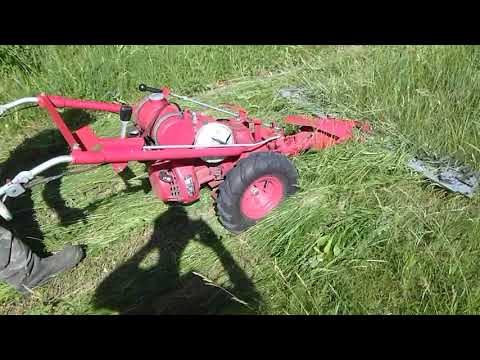 Видео: Сенокос  2018 .Чешская косилка Мф 70