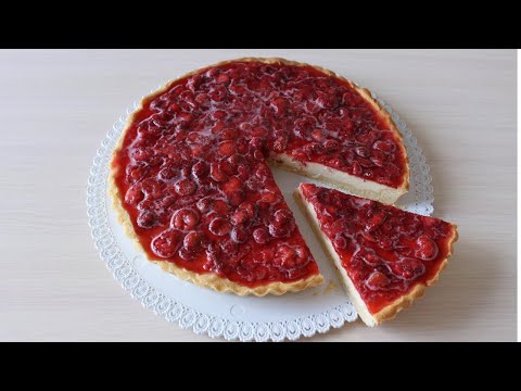 Видео: Летняя выпечка с клубникой. Творожный пирог к чаю!