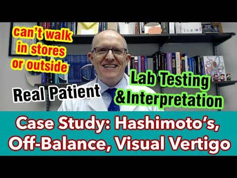 Видео: Пример исследования: 53-летняя женщина с болезнью Хашимото, потерей равновесия и визуальным голов...