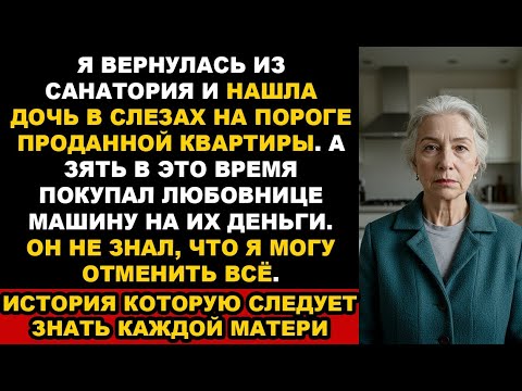 Видео: Дочь осталась на улице из-за зятя. Но он не знал, что квартира оформлена на меня. Жизненная история