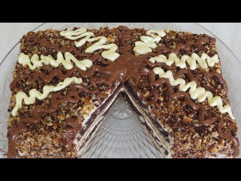 Видео: Торт СМЕТАННИК КУЧЕРЯВЫЙ! ПРОСТОЙ ДОМАШНИЙ ТОРТ на РАЗ ДВА! КРЕМ из ДВУХ ИНГРЕДИЕНТОВ!!!