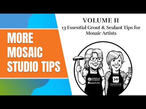 Видео: 13 важных советов по затирке и герметику для мозаичистов | Инструменты, цвет, очистка и профессио...