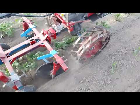 Видео: @Motoblock дискові підгортачі в роботі 2022