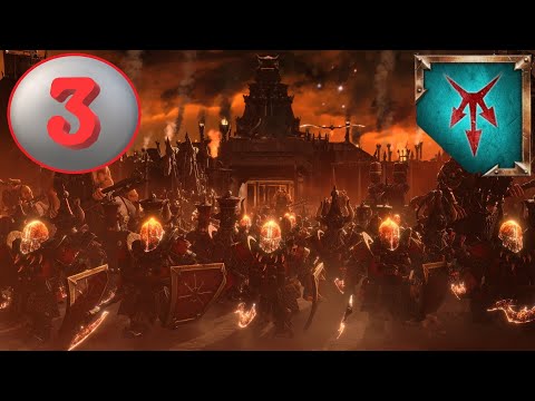 Видео: Total War: Warhammer 3. # 3. Харкадон Буйный. Сюжетное прохождение.