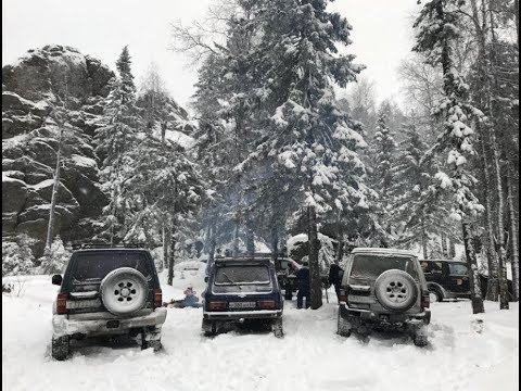 Видео: Дорога на Шунут. Цепи на 31 колесах.