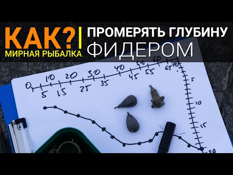 Видео: Как узнать рельеф дна фидером? Находим перспективные места.