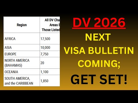 Видео: DV 2026: Следующий бюллетень Visa уже здесь. Чего ожидать!