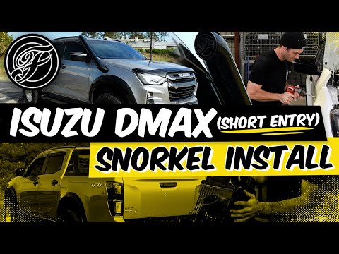 Видео: УСТАНОВЛЕНО: Фитинг для шноркеля Isuzu DMAX!