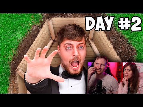 Видео: Я провел 50 часов, погребённый заживо | РЕАКЦИЯ на MrBeast