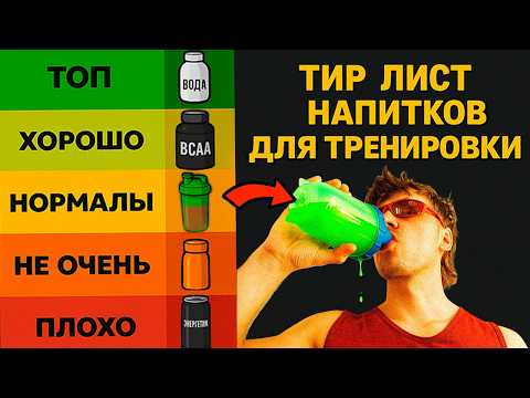 Видео: ТИР ЛИСТ напитков на тренировку 💧 Что пить во время тренировки (intra-workout)
