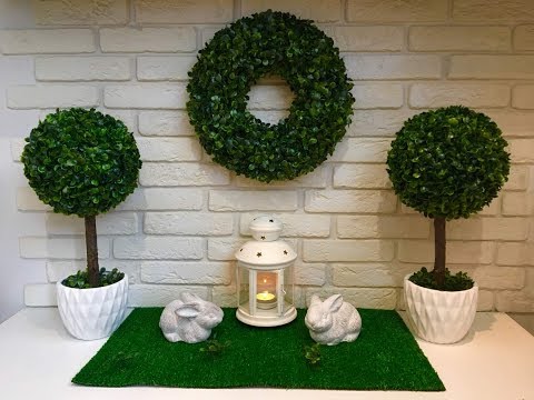 Видео: DIY-Декор из искусственной зелени🍀☘️🍀.home decor made of artificial grass