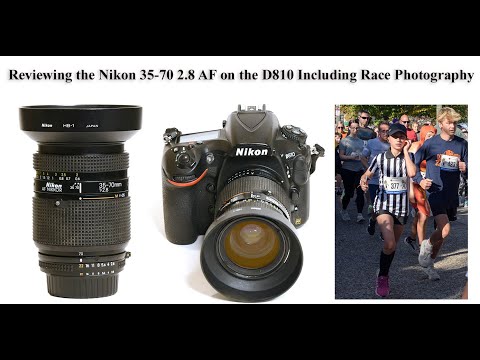 Видео: Обзор объектива Nikon 35-70 2.8 AF на D810, включая гоночную фотосъёмку