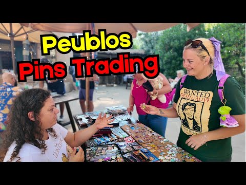 Видео: ЛУЧШЕЕ место для торговли значками в Диснейленде в Париже – Pueblos