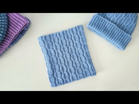 Видео: Снуд "цепи" крючком на любой размер / crochet scarf