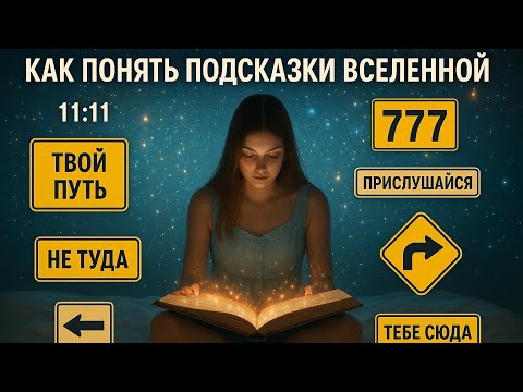 Видео: Как Вселенная говорит с тобой: знаки, которые нельзя игнорировать.