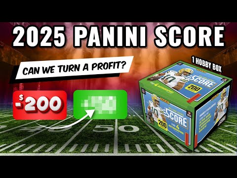Видео: ОГРОМНЫЙ АВТО!!!🚨ПРОФИТ ЧЕЛЛЕНДЖ🚨 ФУТБОЛЬНАЯ КОРОБКА PANINI SCORE 2025