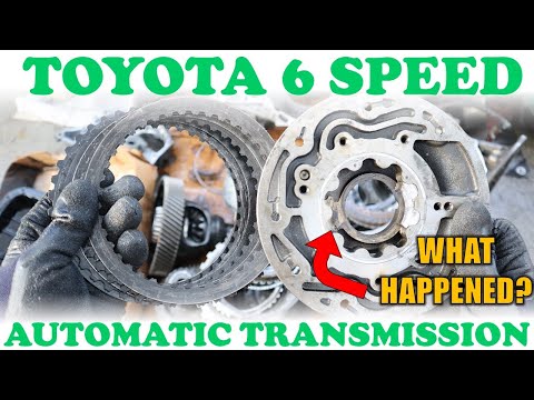 Видео: НЕИСПРАВНАЯ КОРОБКА ПЕРЕДАЧ Toyota? Разборка 6-ступенчатой ​​АКПП U660!