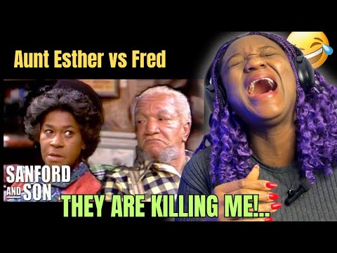 Видео: Впервые смотрю «Тётя Эстер против Фреда» | РЕАКЦИЯ «Сэнфорд и сын»