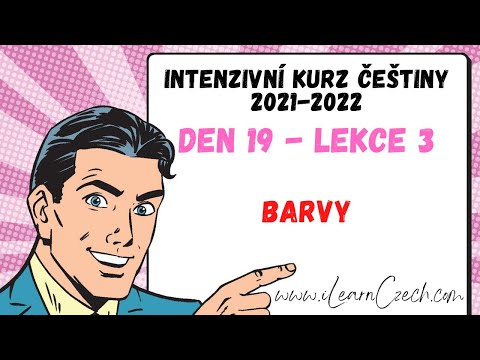 Видео: Курс чешского 19.3: Цвета