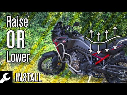 Видео: Установка тяги Honda Africa Twin Lowering Linkage от AltRider