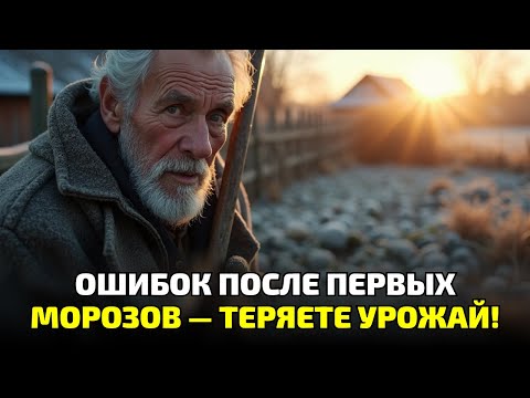 Видео: 5 ошибок после первых морозов, из-за которых весной вы останетесь без урожая!