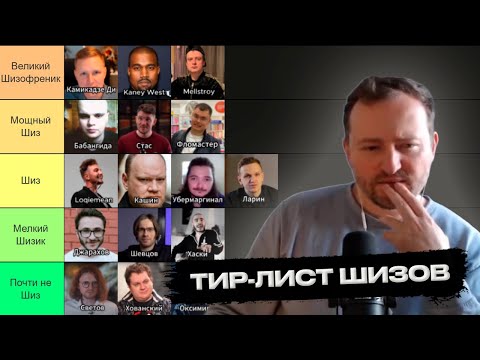 Видео: Замай составляет ТИР-ЛИСТ ШИЗОВ