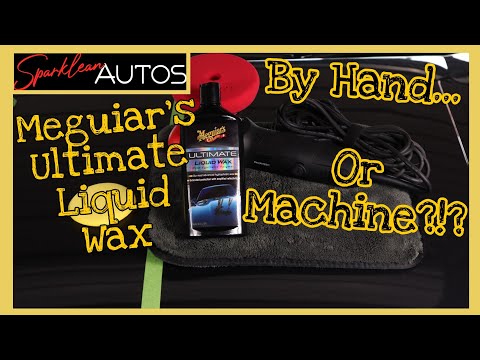 Видео: Жидкий воск Meguiars ULTIMATE — ручное и машинное нанесение #meguiars #cardetailing #carcare
