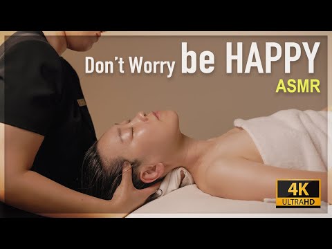 Видео: ASMR / 😪 Будьте счастливы с массажем лица, кожи головы и шеи