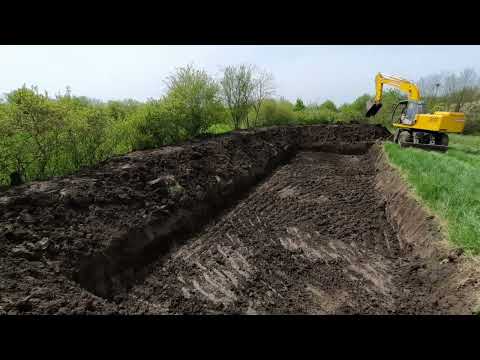 Видео: Строительство водоёмов для разведения рыбы 🐟 и рака 🦞