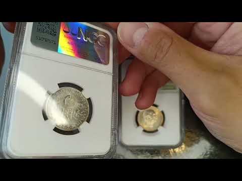 Видео: Две монеты в слабах NGC в высоких грейдах 🔥#numismatica#coin#Корона#taler#история#серебро 