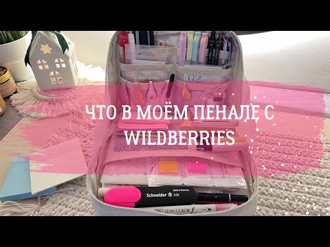 Видео: Функциональный и вместительный пенал с WILDBERRIES | Что я в нем храню | Обзор хранения канцелярии