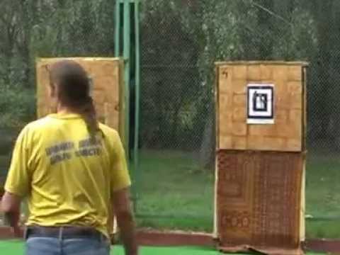 Видео: Метание ножа. Соревнования "Серебряный нож-2011".mpg