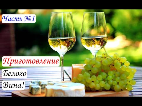 Видео: Приготовление БЕЛОГО ВИНА. Вино из Цитронного Магарача. Часть №1