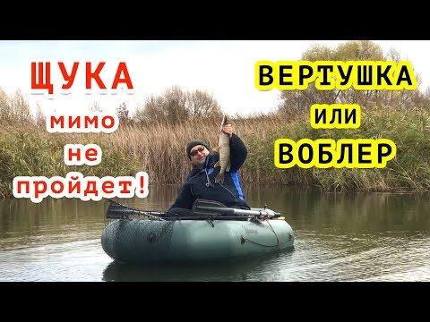 Видео: Ловля ЩУКИ осенью! Вертушка или воблер?