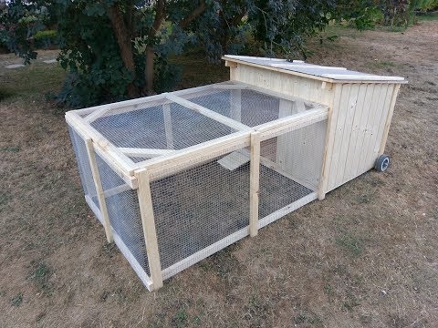 Видео: Куриный трактор - обзор и полный фотоотчет. Сhicken tractor.