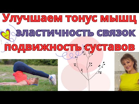 Видео: Гимнастика для подвижности суставов, эластичности связок и поддержания тонуса мышц: Для женщин за 50